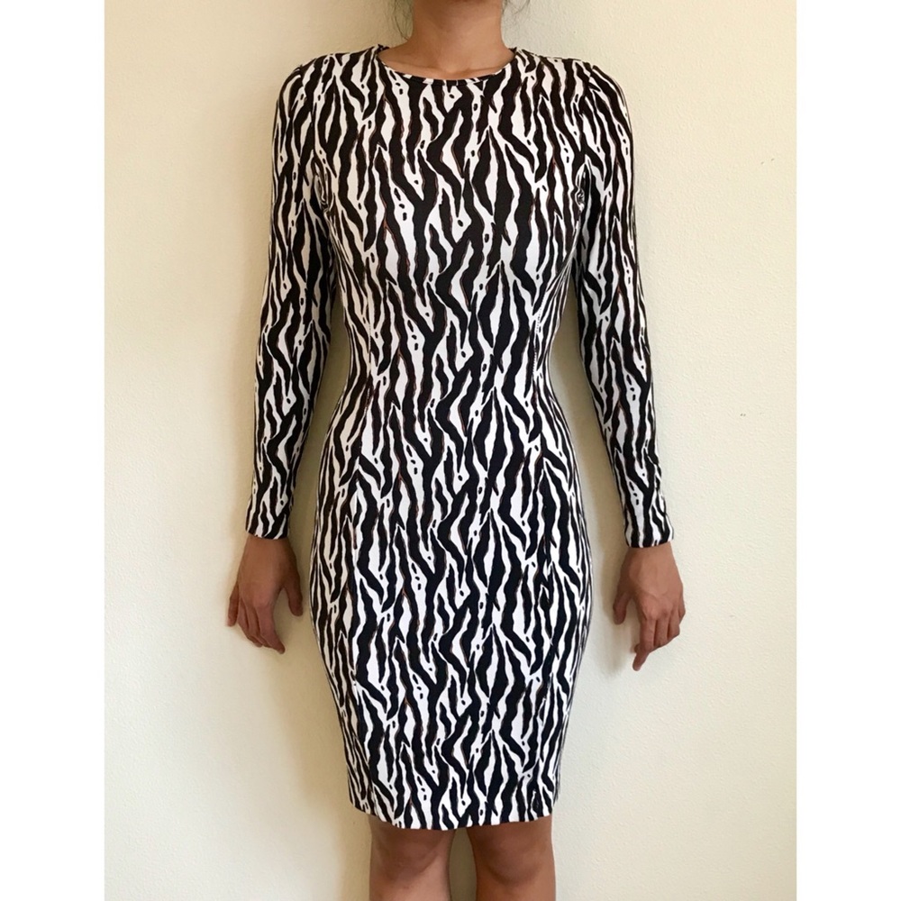 H&M Cheetah Printed Pattern Dress